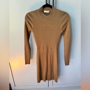 Sandro ribbed sweater dress